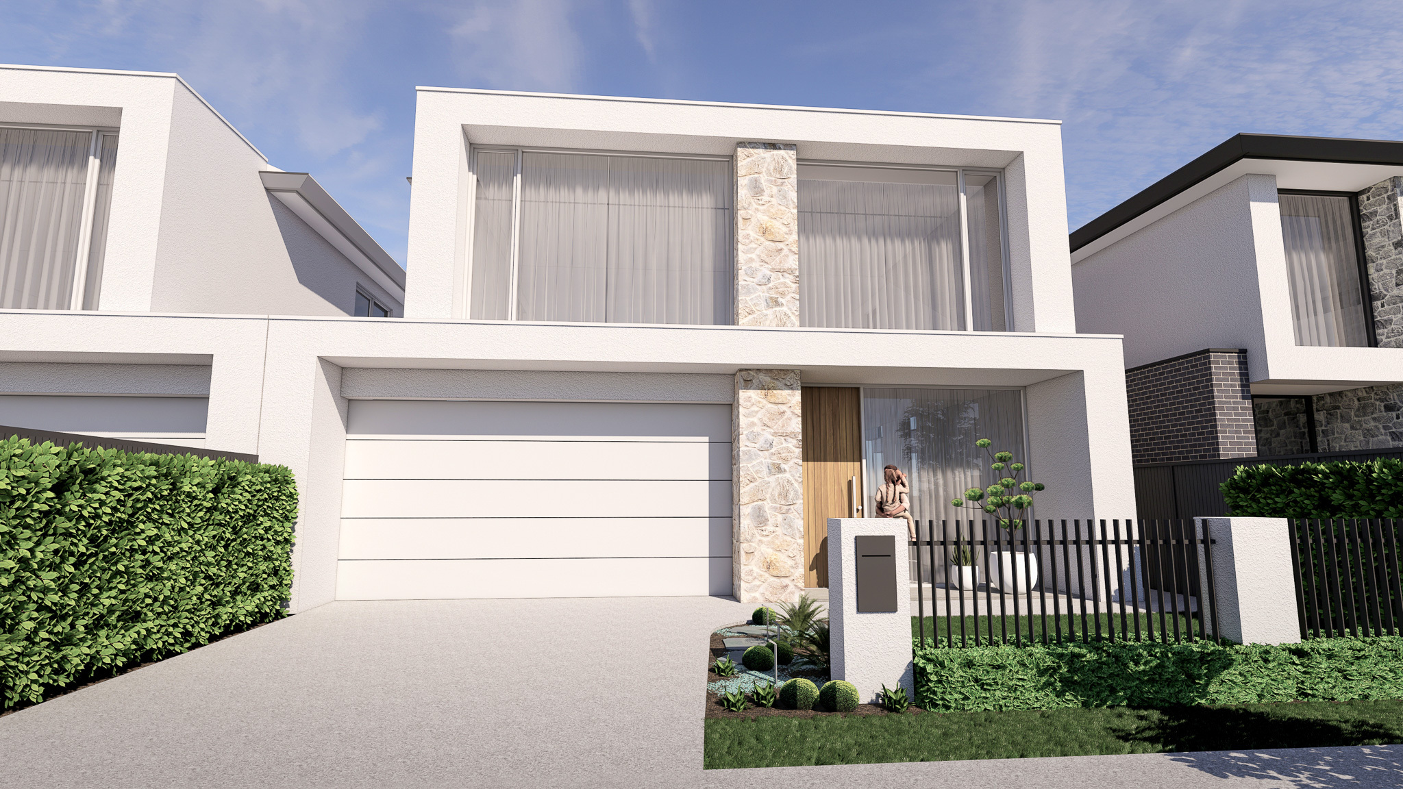 Tranquil oasis facade